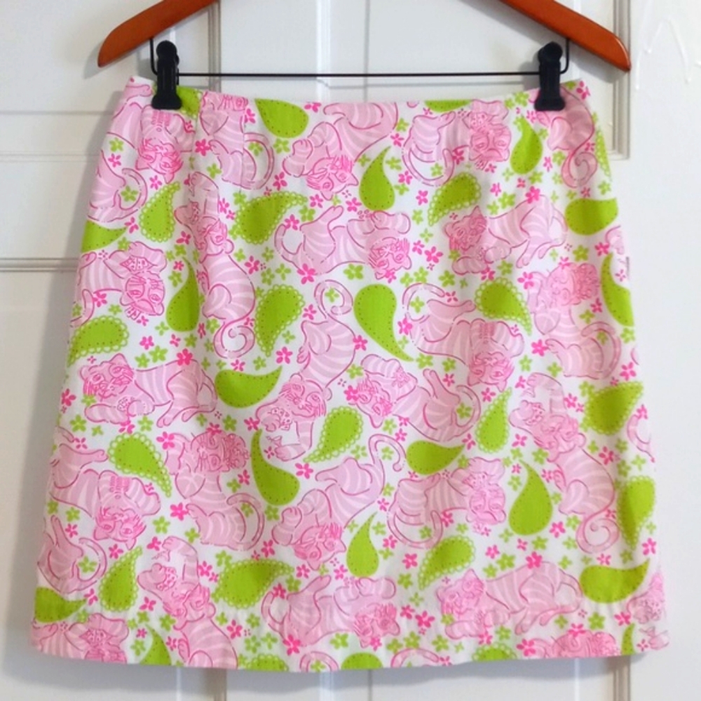 🐈VTG/RARE Lilly Pulitzer🐈 - "Black Jack" Simple Skirt